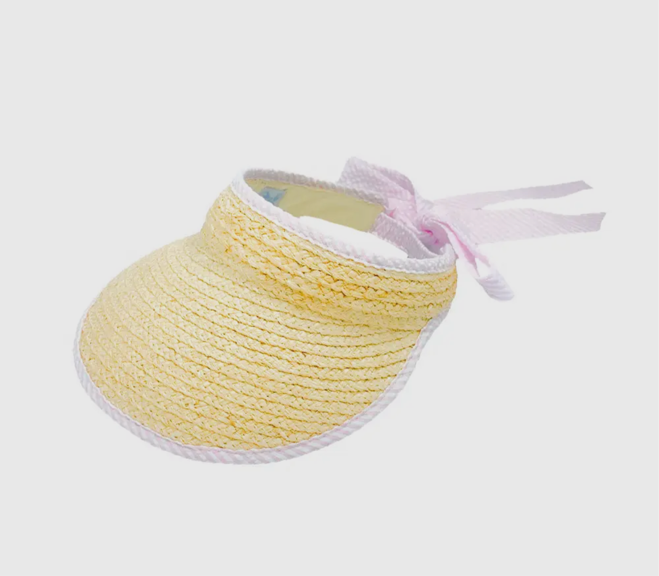 Eloise Straw Bow Visor