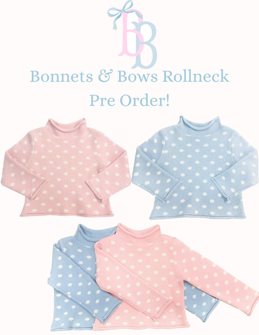 Polka Dot Rollneck Sweater