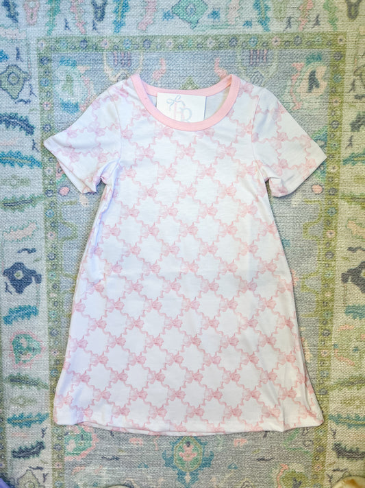 Pink Bow Play Dress