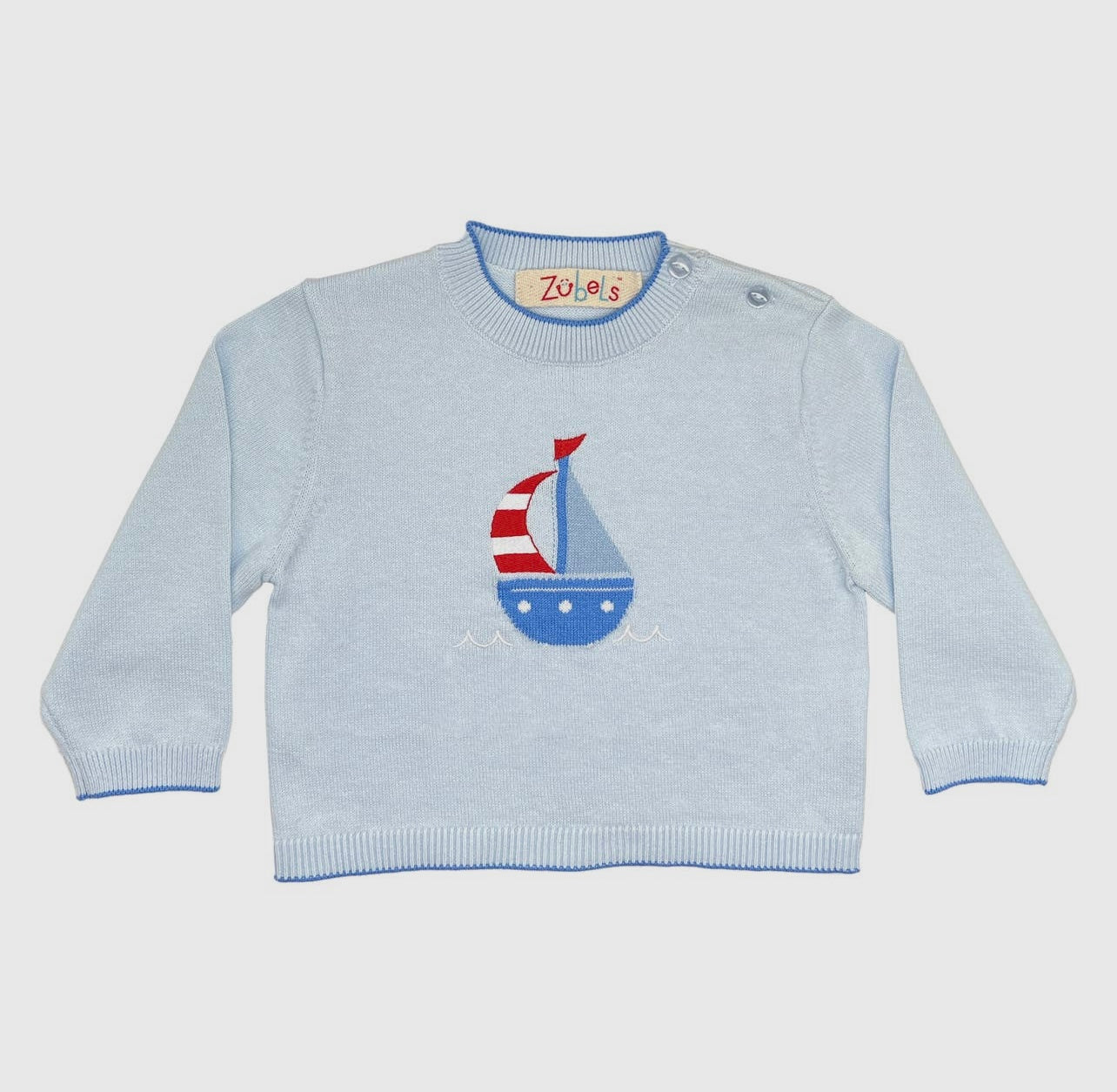 Sailboat Lightweight Knit Sweater