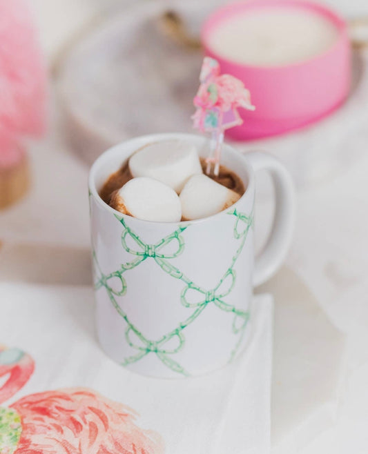 Bamboo Bow Watercolor Mug