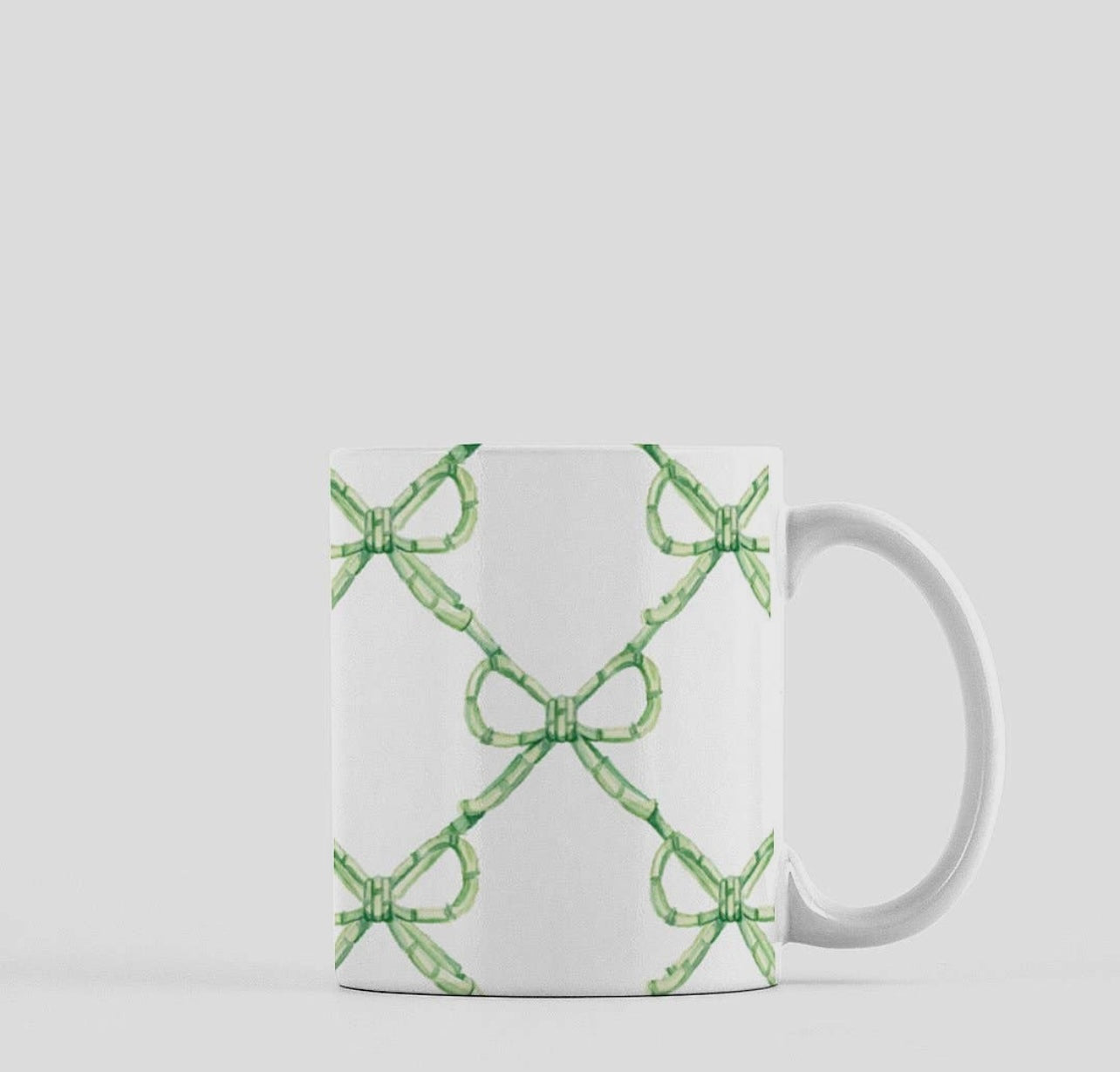 Bamboo Bow Watercolor Mug